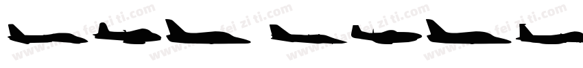 AIR FORCE字体转换